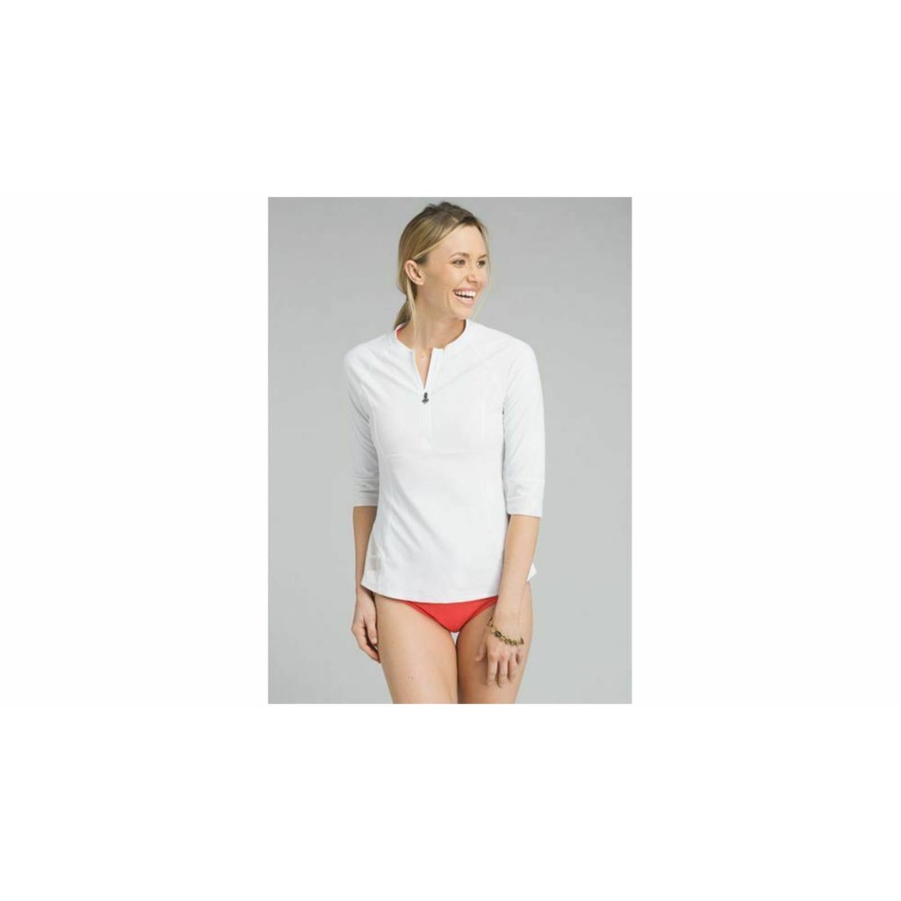 prAna White Brigitte Sun Top